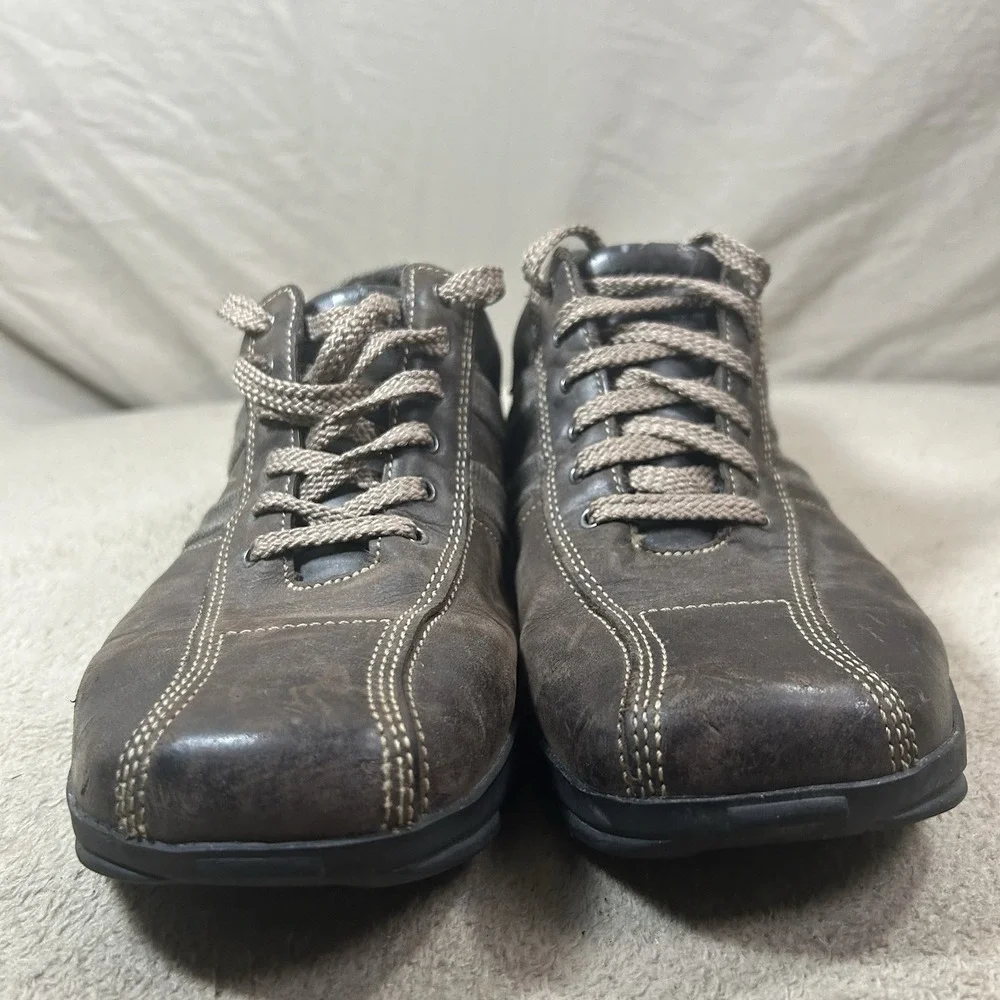 Skechers Men's Size 7.5 M Brown Leather Casual Oxford Shoes SN 60562